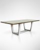 Grey Sycamore Dining Table Side