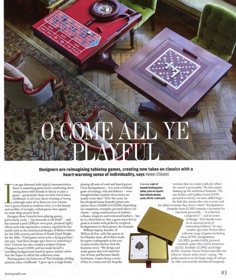 How To Spend It Dec 2018