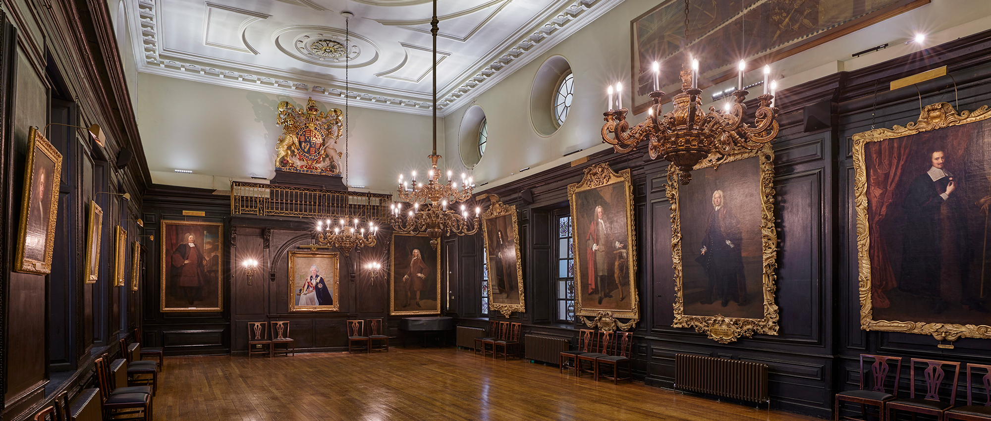 Interior Apothercaries' Hall banner